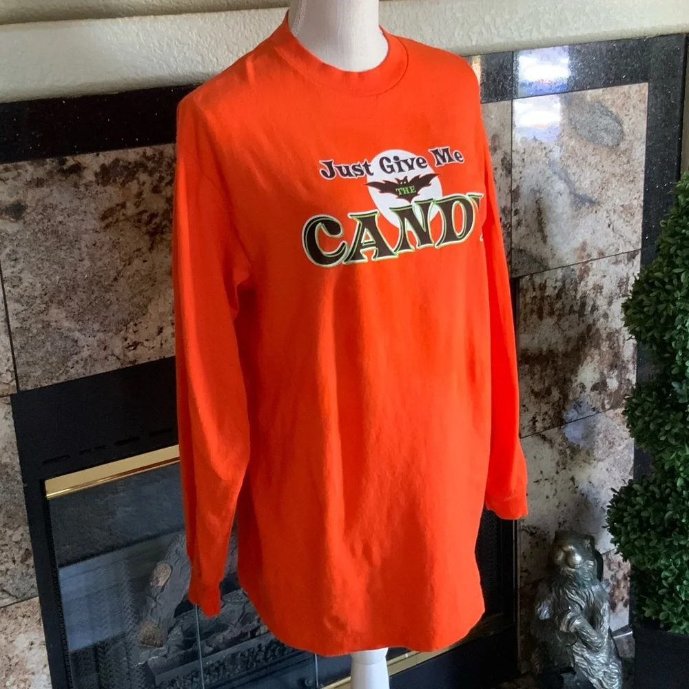 Halloween Long sleeve 100% cotton T shirt - Picture 3 of 7